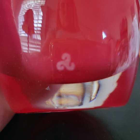 glassybaby Accents Glassybaby Red Joy Hand Blown Glass Glassy Baby